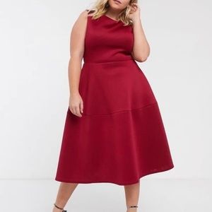 NWT True Violet MIDI Scuba Dress size 24